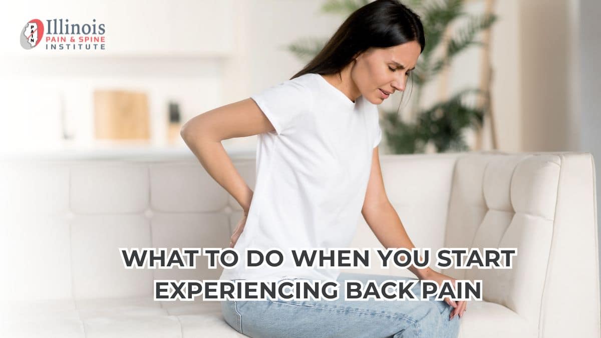 What to Do When You Start Experiencing Back Pain