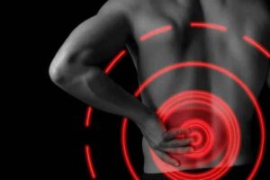 A Person Having Back Pain